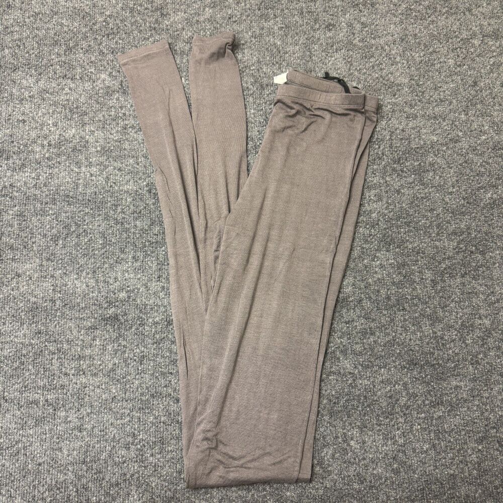 Marcella NYC Long Leggings Brown High Rise Pants Sz XS Stretch Boho Fairycore